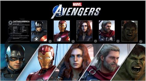 marvel avengers game roster